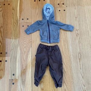 Yoga Sprout sweater and Carter’s pants. 3-9 months